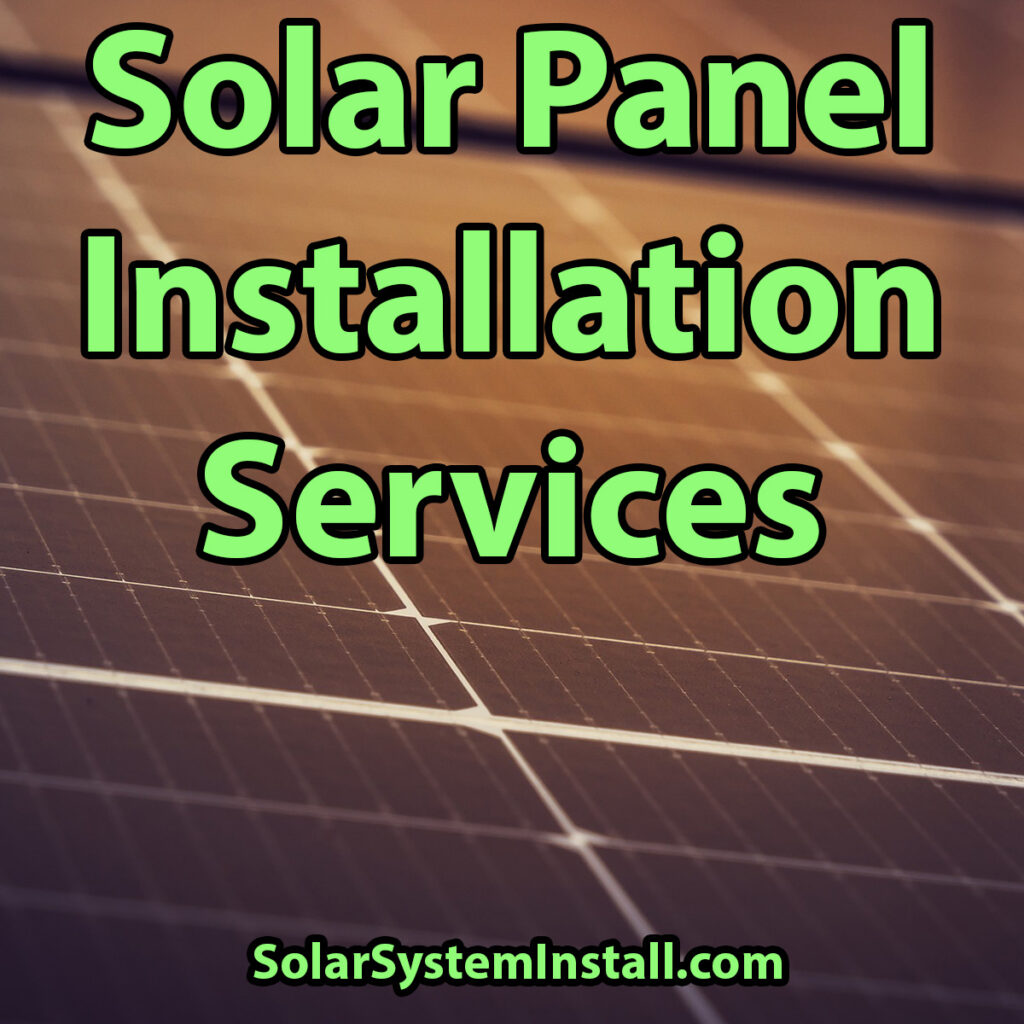 Solar installation team